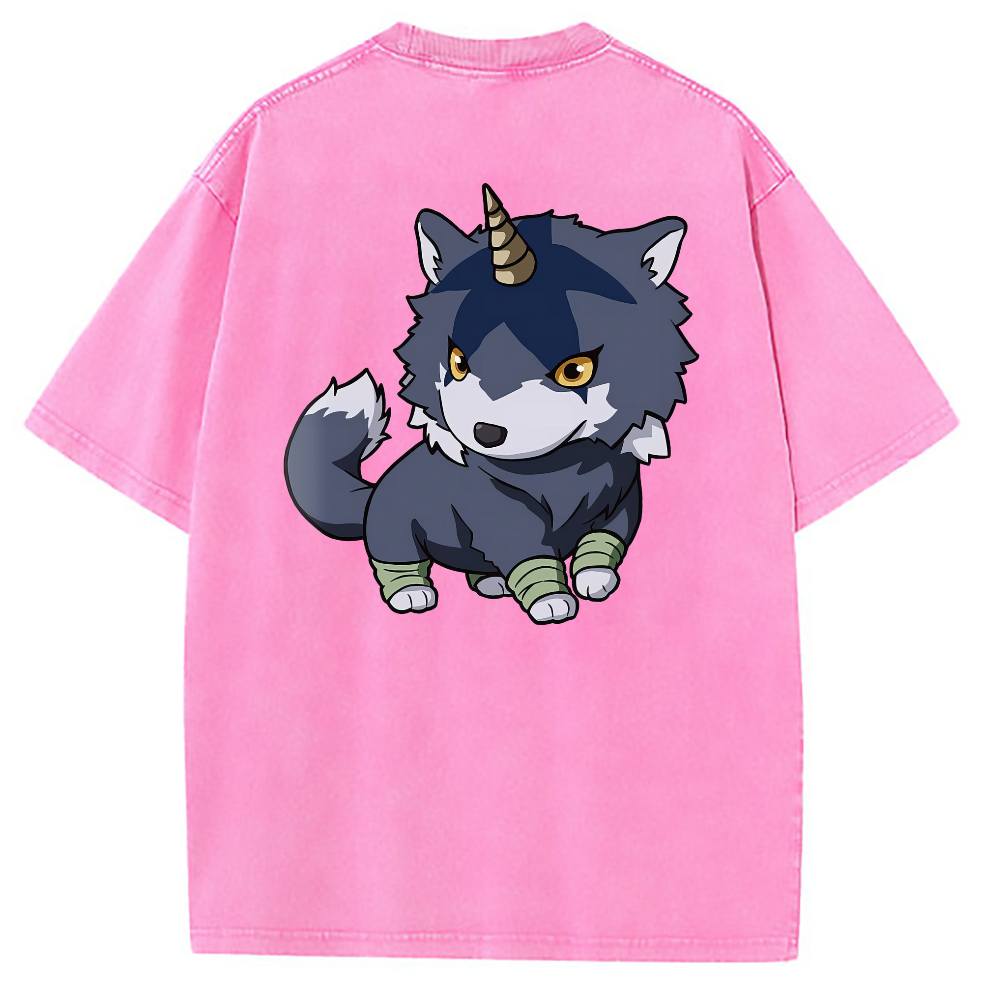 （画像用） 転スラ Regarding Reincarnated to Slime 綿100% ヴィンテージ風 半袖Tシャツ（背面プリント）